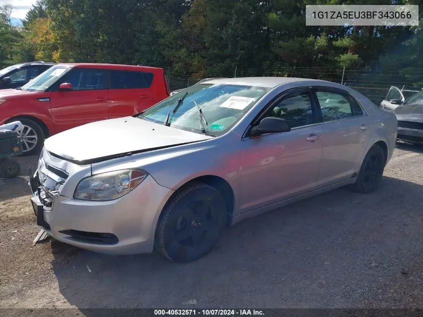 1G1ZA5EU3BF343066 2011 Chevrolet Malibu Ls