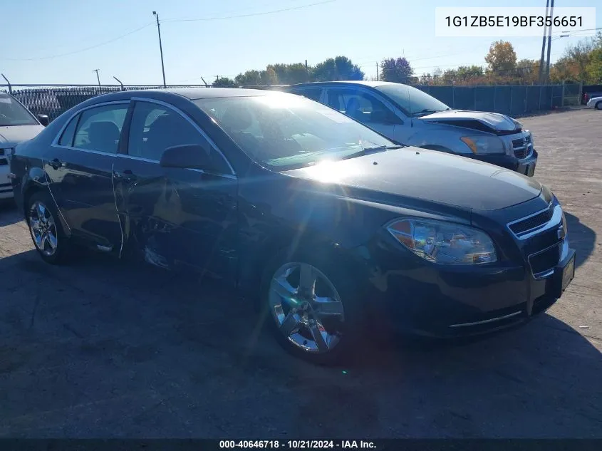 1G1ZB5E19BF356651 2011 Chevrolet Malibu Ls