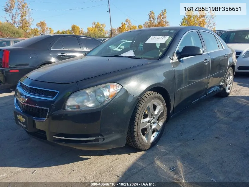 1G1ZB5E19BF356651 2011 Chevrolet Malibu Ls