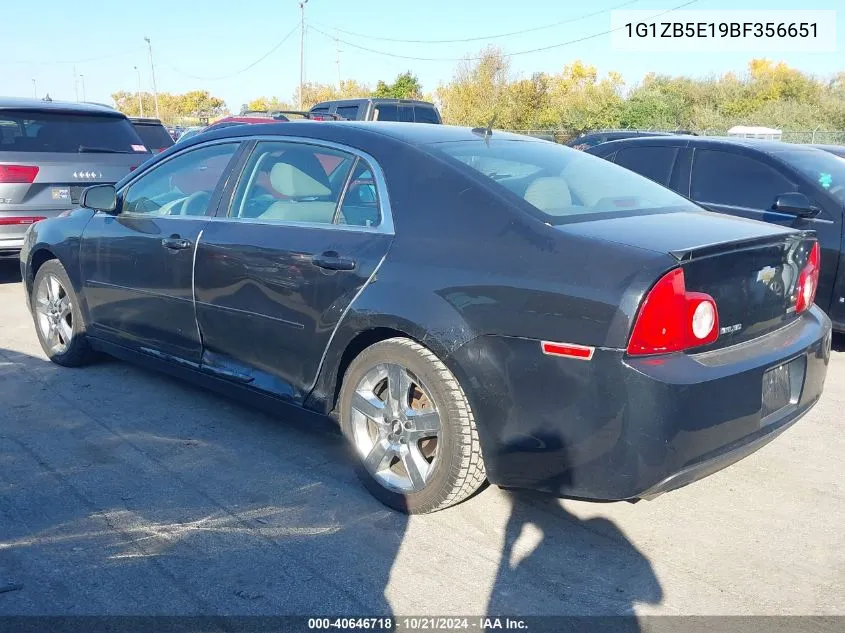 1G1ZB5E19BF356651 2011 Chevrolet Malibu Ls