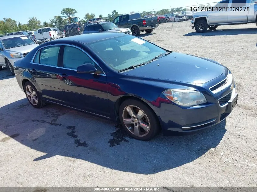 2011 Chevrolet Malibu 2Lt VIN: 1G1ZD5E12BF339278 Lot: 40669238