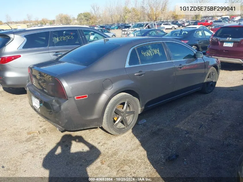 2011 Chevrolet Malibu 2Lt VIN: 1G1ZD5E75BF299041 Lot: 40693984