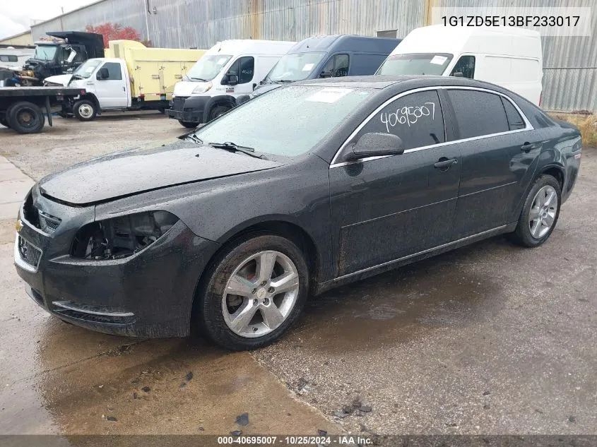 1G1ZD5E13BF233017 2011 Chevrolet Malibu 2Lt