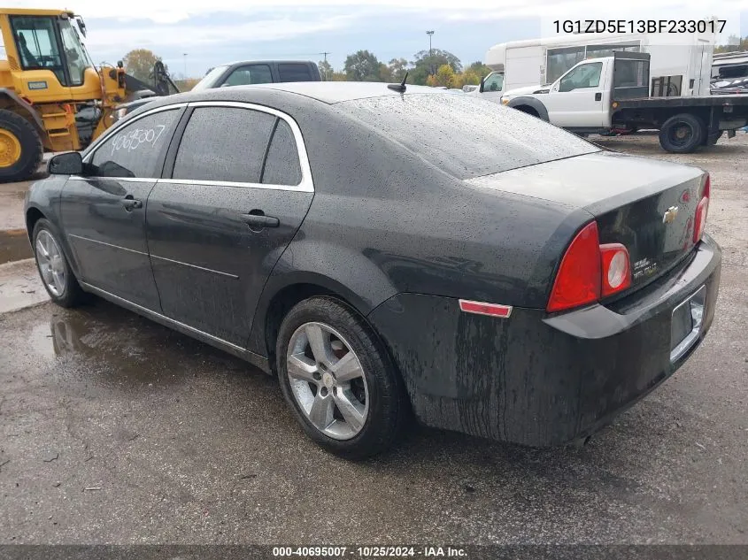 2011 Chevrolet Malibu 2Lt VIN: 1G1ZD5E13BF233017 Lot: 40695007