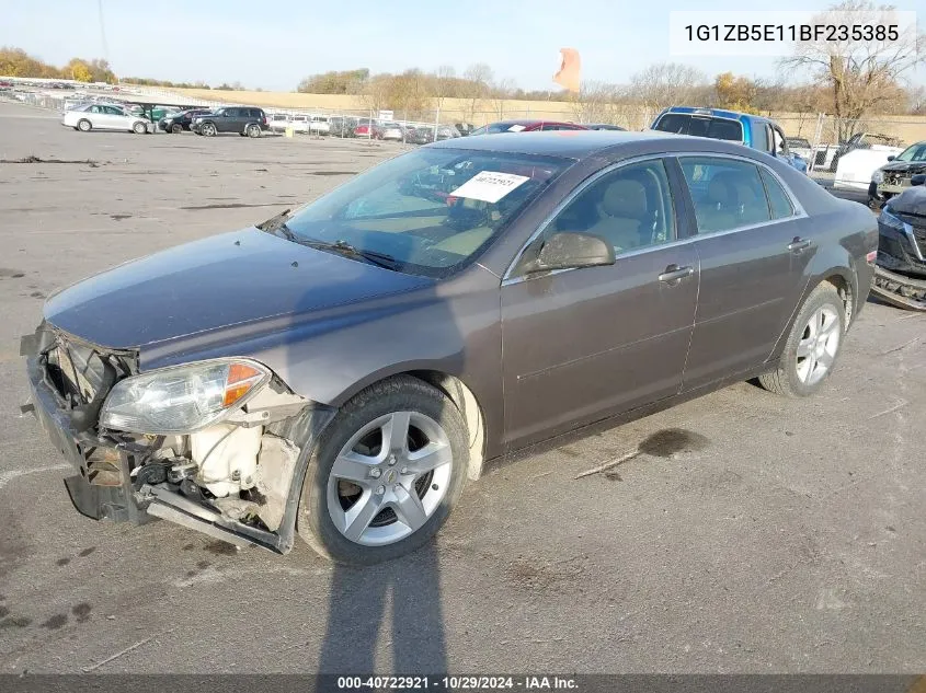 2011 Chevrolet Malibu Ls VIN: 1G1ZB5E11BF235385 Lot: 40722921