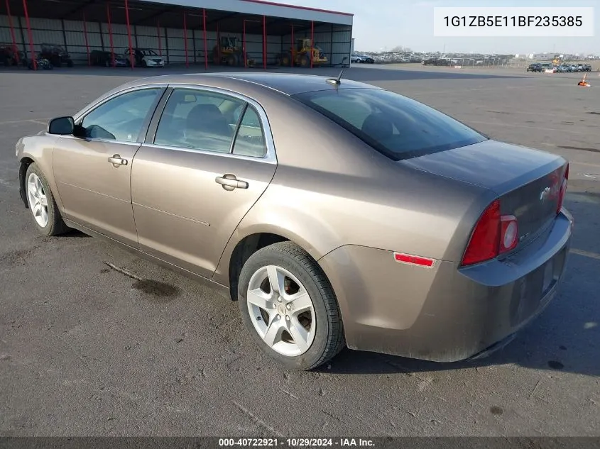 2011 Chevrolet Malibu Ls VIN: 1G1ZB5E11BF235385 Lot: 40722921