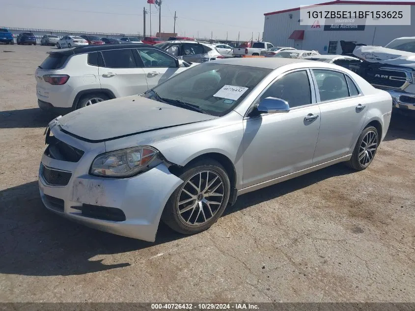 2011 Chevrolet Malibu Ls VIN: 1G1ZB5E11BF153625 Lot: 40726432