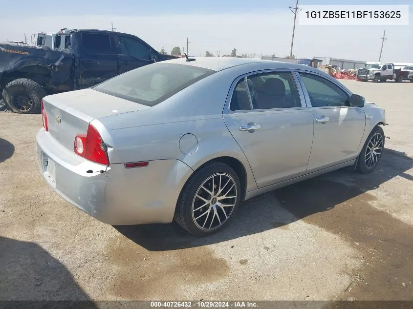 2011 Chevrolet Malibu Ls VIN: 1G1ZB5E11BF153625 Lot: 40726432