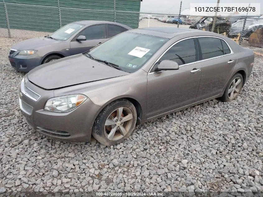 2011 Chevrolet Malibu 1Lt VIN: 1G1ZC5E17BF169678 Lot: 40728035