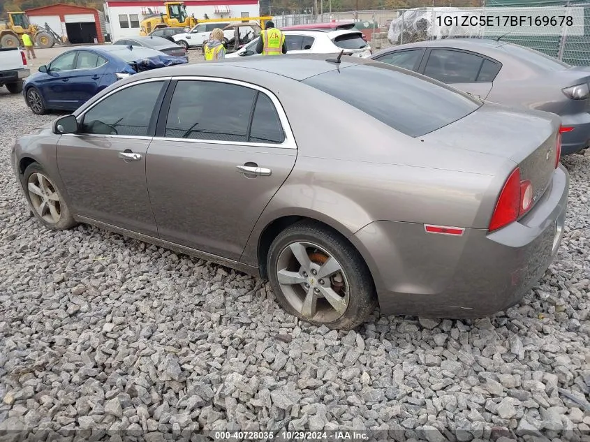 2011 Chevrolet Malibu 1Lt VIN: 1G1ZC5E17BF169678 Lot: 40728035