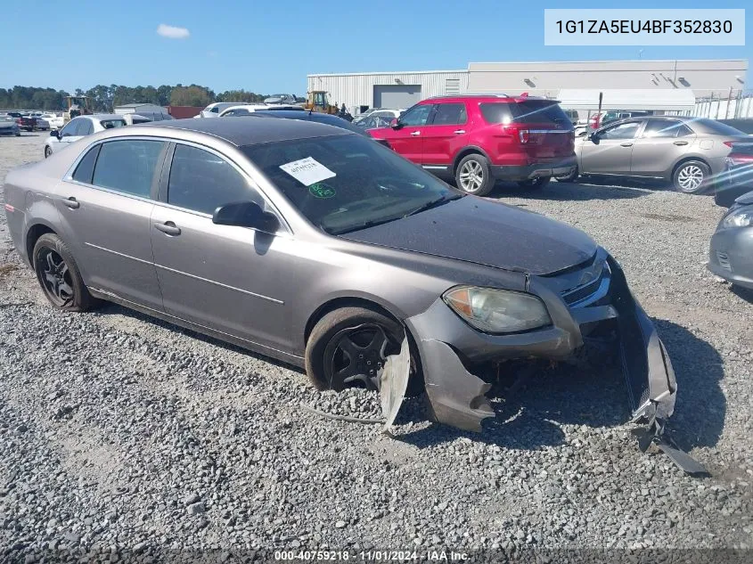 2011 Chevrolet Malibu Ls VIN: 1G1ZA5EU4BF352830 Lot: 40759218