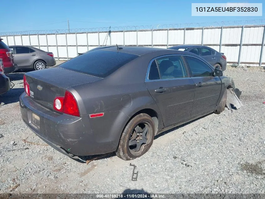 2011 Chevrolet Malibu Ls VIN: 1G1ZA5EU4BF352830 Lot: 40759218