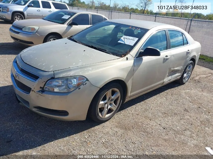 2011 Chevrolet Malibu Ls VIN: 1G1ZA5EU2BF348033 Lot: 40826446