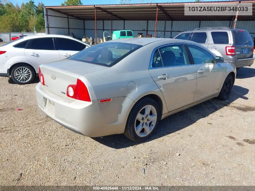 2011 Chevrolet Malibu Ls VIN: 1G1ZA5EU2BF348033 Lot: 40826446