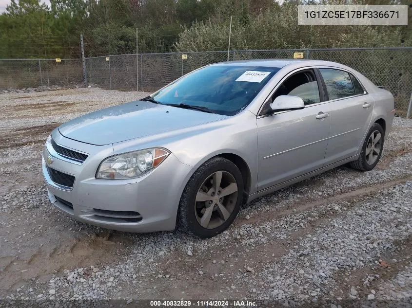 2011 Chevrolet Malibu 1Lt VIN: 1G1ZC5E17BF336671 Lot: 40832829