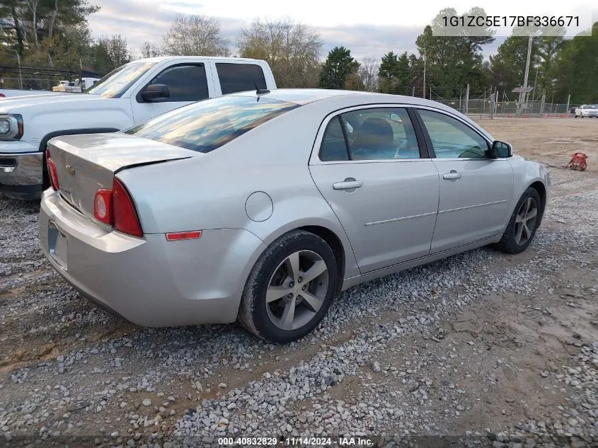 2011 Chevrolet Malibu 1Lt VIN: 1G1ZC5E17BF336671 Lot: 40832829