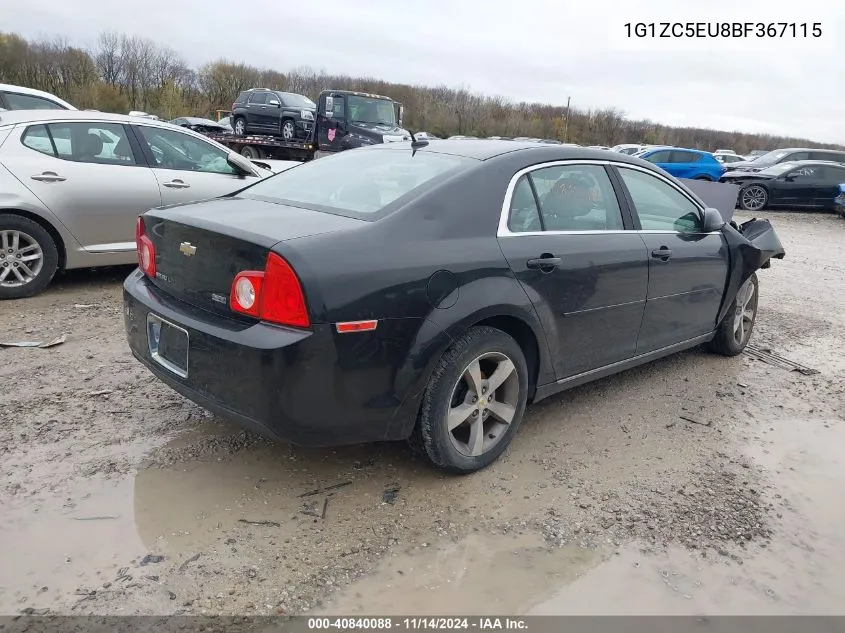 2011 Chevrolet Malibu 1Lt VIN: 1G1ZC5EU8BF367115 Lot: 40840088