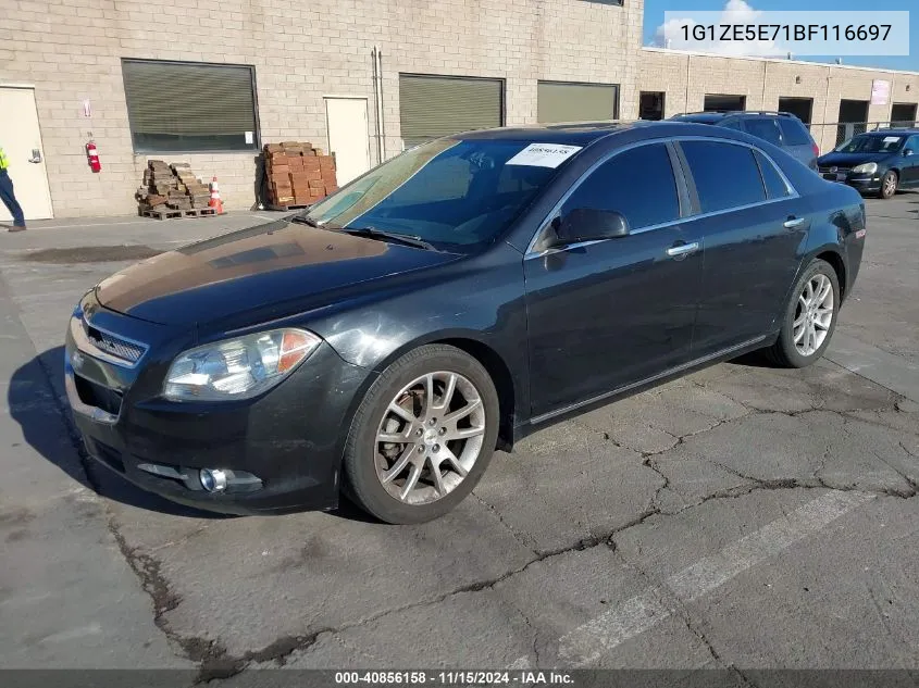 2011 Chevrolet Malibu Ltz VIN: 1G1ZE5E71BF116697 Lot: 40856158