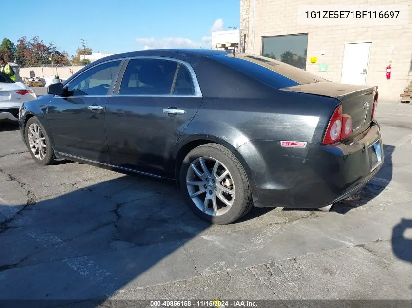 2011 Chevrolet Malibu Ltz VIN: 1G1ZE5E71BF116697 Lot: 40856158