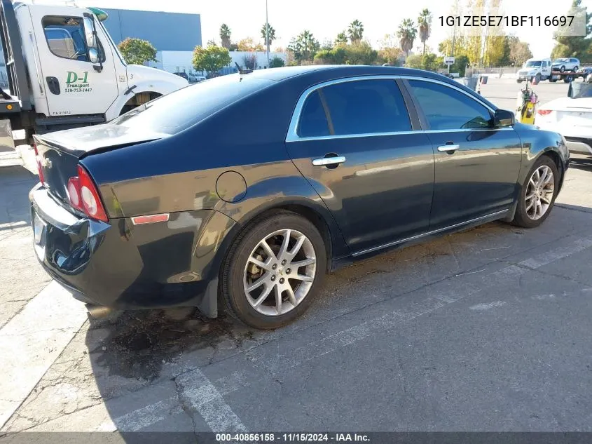 2011 Chevrolet Malibu Ltz VIN: 1G1ZE5E71BF116697 Lot: 40856158