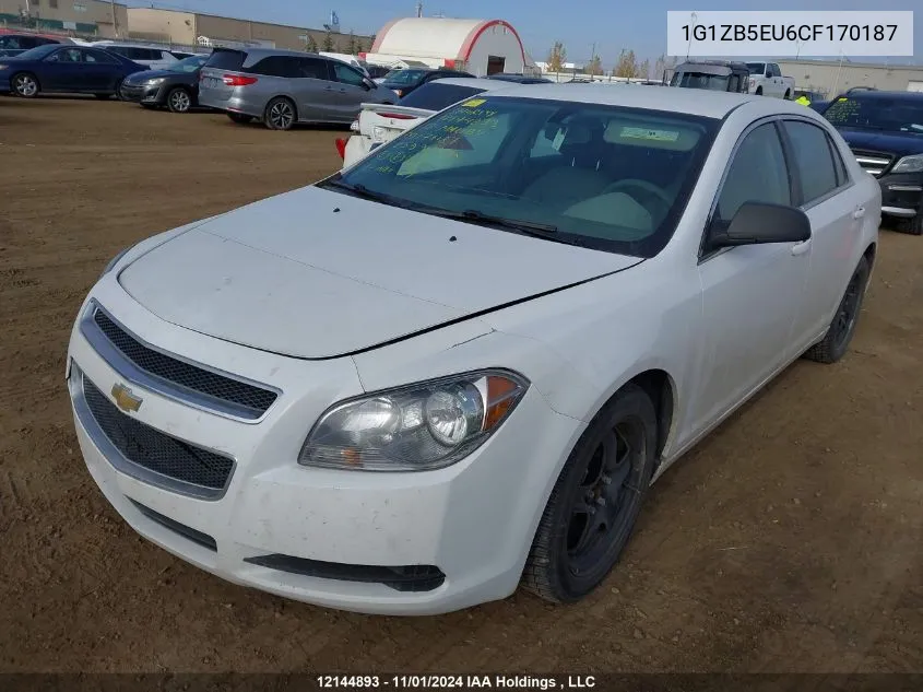 1G1ZB5EU6CF170187 2012 Chevrolet Malibu