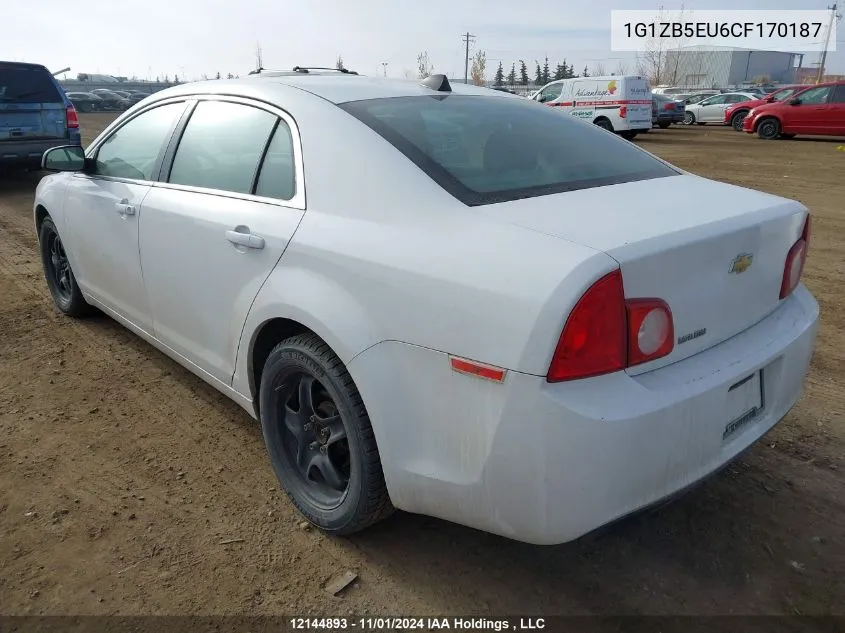 2012 Chevrolet Malibu VIN: 1G1ZB5EU6CF170187 Lot: 12144893