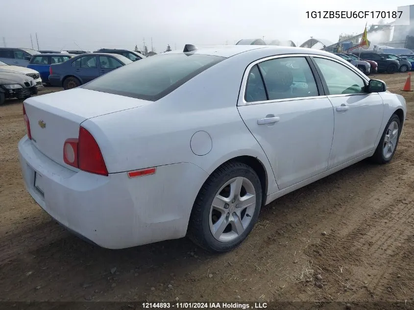 2012 Chevrolet Malibu VIN: 1G1ZB5EU6CF170187 Lot: 12144893