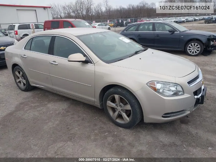 1G1ZC5E07CF161024 2012 Chevrolet Malibu 1Lt