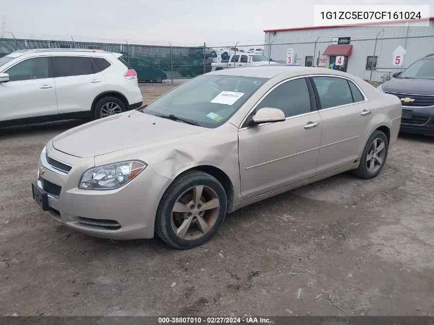 1G1ZC5E07CF161024 2012 Chevrolet Malibu 1Lt