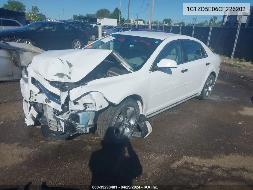 2012 Chevrolet Malibu 2Lt VIN: 1G1ZD5E06CF226202 Lot: 39293481