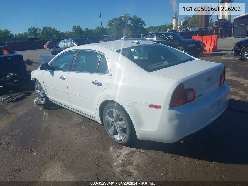 1G1ZD5E06CF226202 2012 Chevrolet Malibu 2Lt