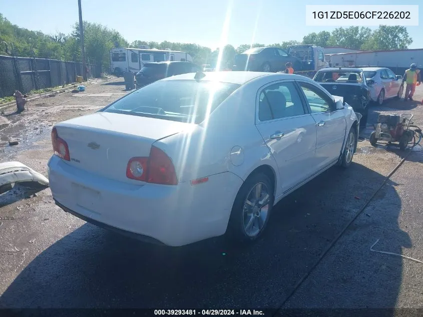 1G1ZD5E06CF226202 2012 Chevrolet Malibu 2Lt