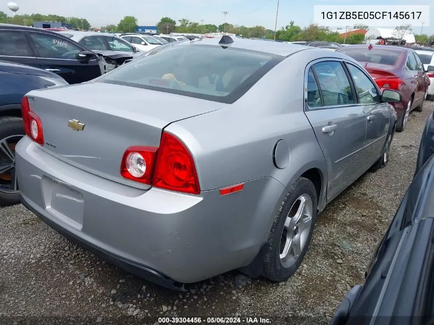 1G1ZB5E05CF145617 2012 Chevrolet Malibu Ls