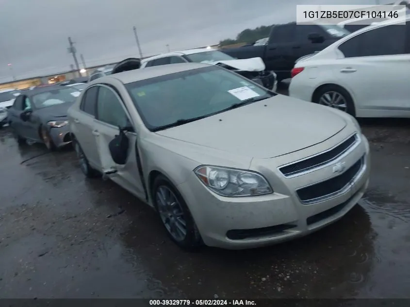 2012 Chevrolet Malibu Ls VIN: 1G1ZB5E07CF104146 Lot: 39329779