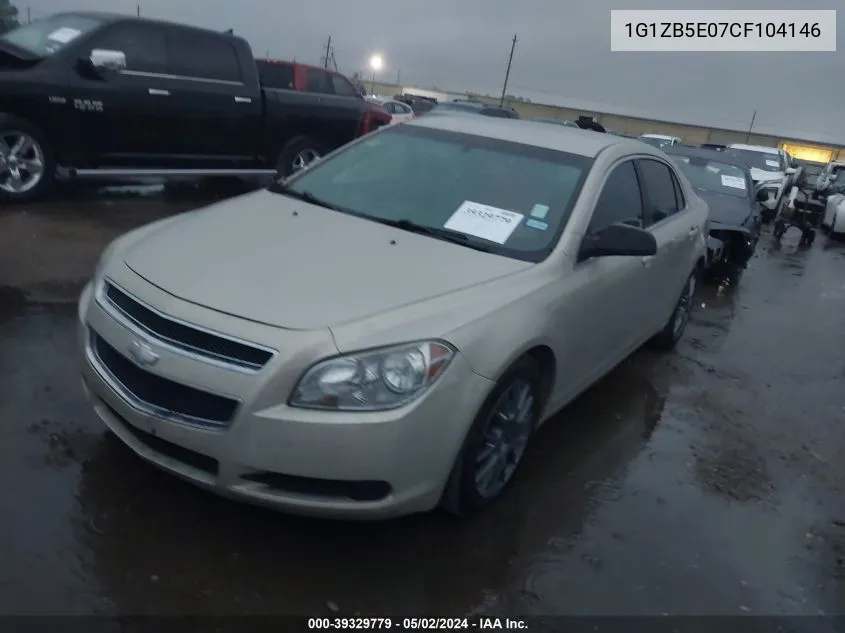 2012 Chevrolet Malibu Ls VIN: 1G1ZB5E07CF104146 Lot: 39329779