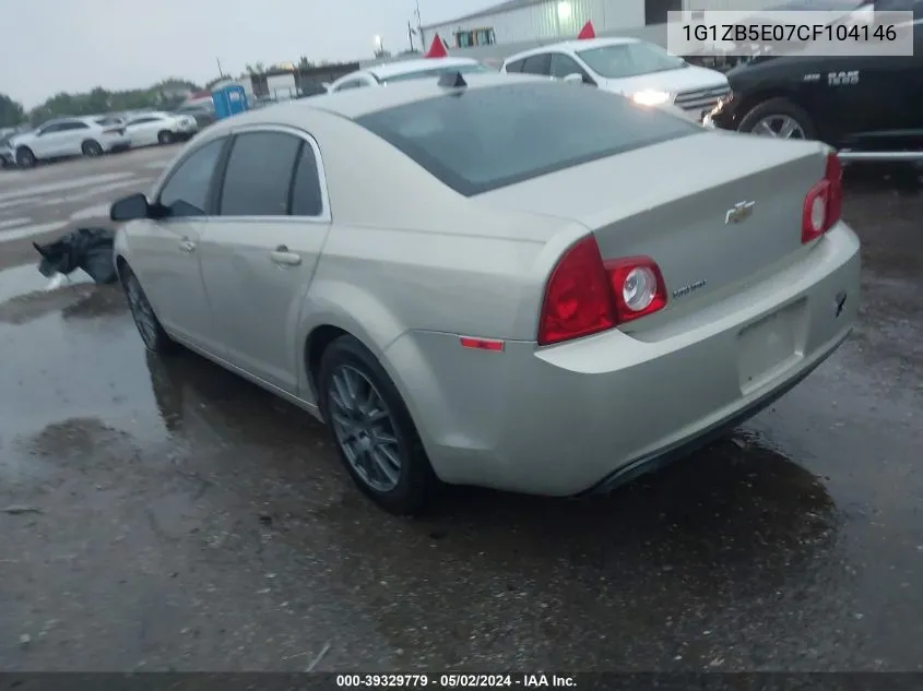 2012 Chevrolet Malibu Ls VIN: 1G1ZB5E07CF104146 Lot: 39329779