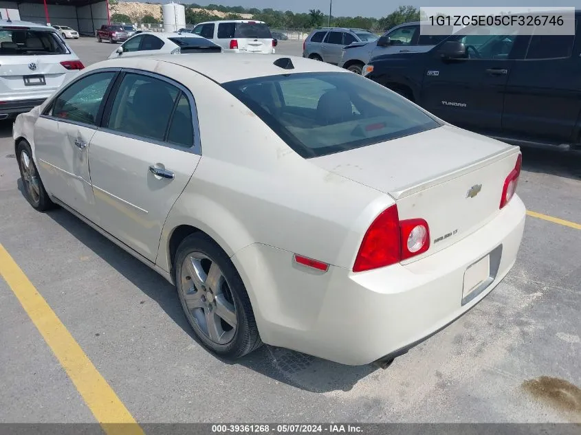 2012 Chevrolet Malibu 1Lt VIN: 1G1ZC5E05CF326746 Lot: 39361268