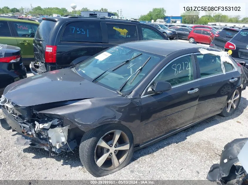 1G1ZC5E08CF353102 2012 Chevrolet Malibu 1Lt