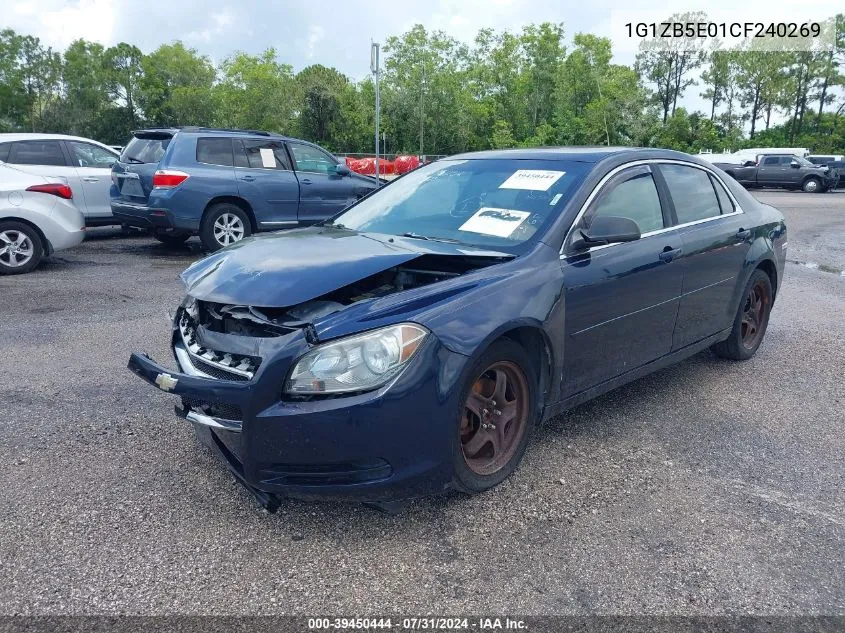 1G1ZB5E01CF240269 2012 Chevrolet Malibu Ls