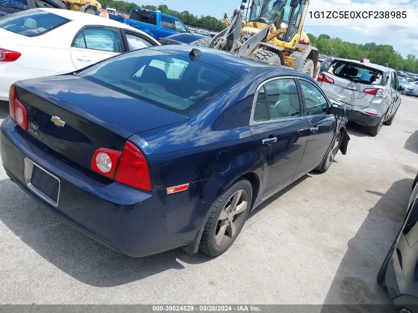 2012 Chevrolet Malibu 1Lt VIN: 1G1ZC5E0XCF238985 Lot: 39524529