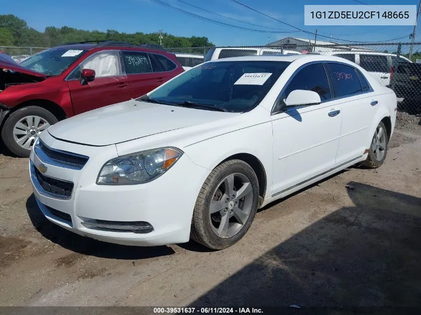 1G1ZD5EU2CF148665 2012 Chevrolet Malibu 2Lt