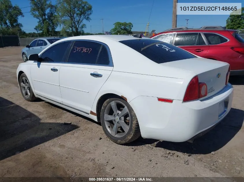 1G1ZD5EU2CF148665 2012 Chevrolet Malibu 2Lt