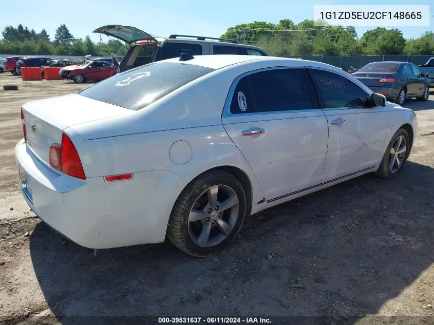 2012 Chevrolet Malibu 2Lt VIN: 1G1ZD5EU2CF148665 Lot: 39531637