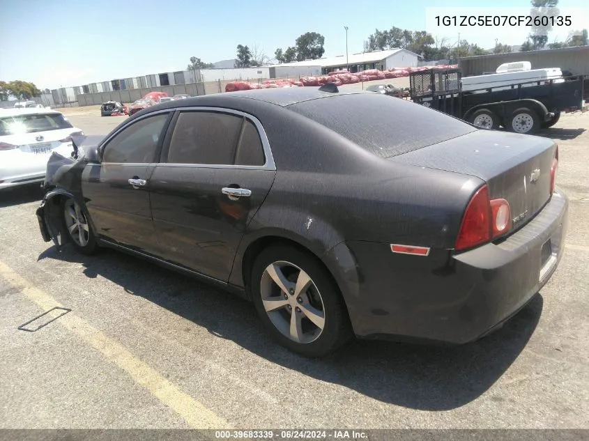 2012 Chevrolet Malibu 1Lt VIN: 1G1ZC5E07CF260135 Lot: 39683339