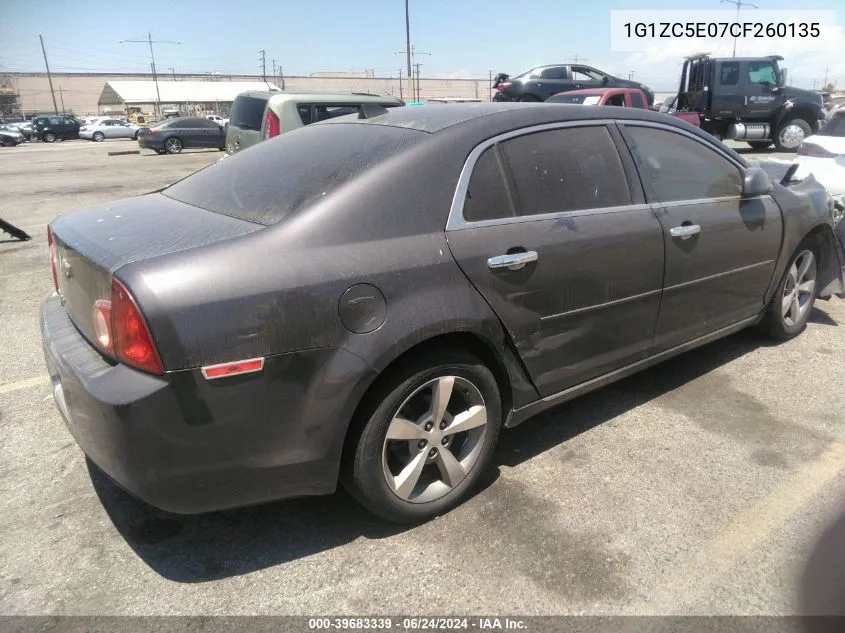 1G1ZC5E07CF260135 2012 Chevrolet Malibu 1Lt