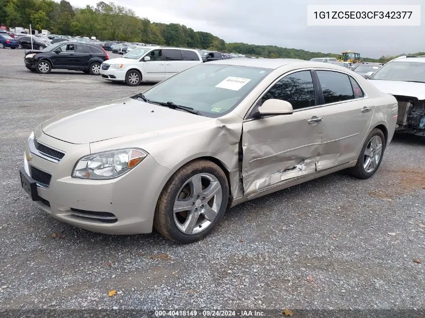 1G1ZC5E03CF342377 2012 Chevrolet Malibu 1Lt