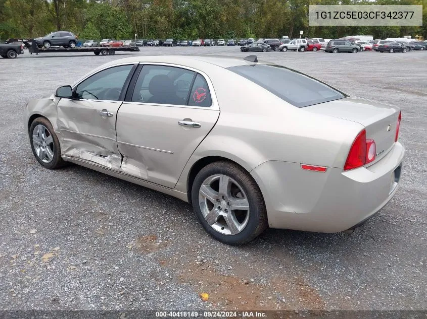 1G1ZC5E03CF342377 2012 Chevrolet Malibu 1Lt