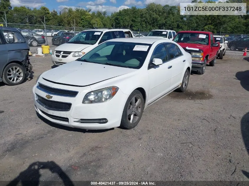 1G1ZC5E00CF337248 2012 Chevrolet Malibu 1Lt