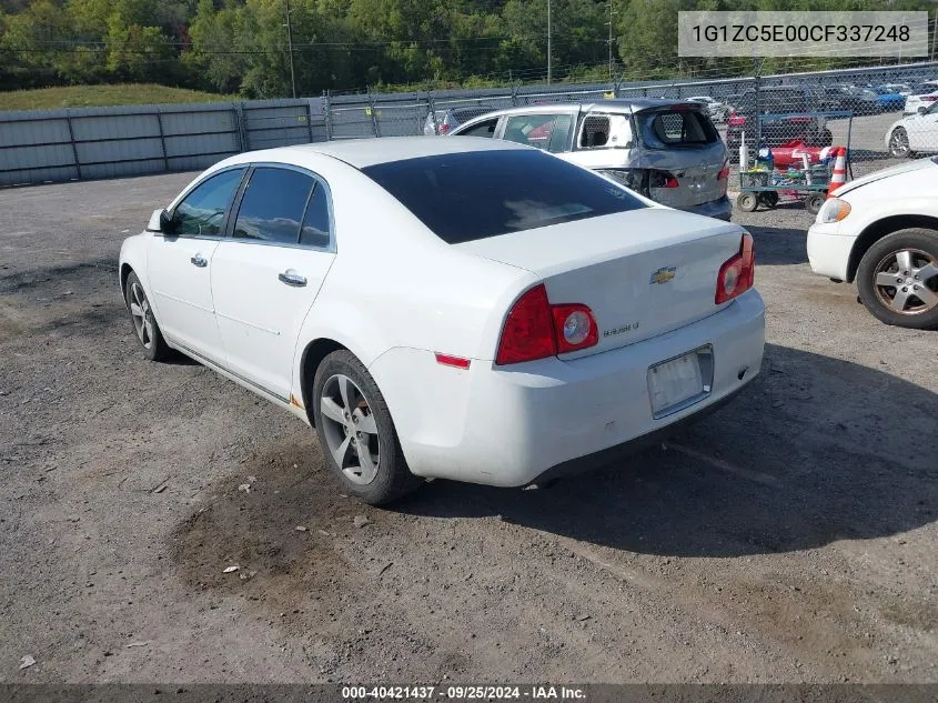 1G1ZC5E00CF337248 2012 Chevrolet Malibu 1Lt