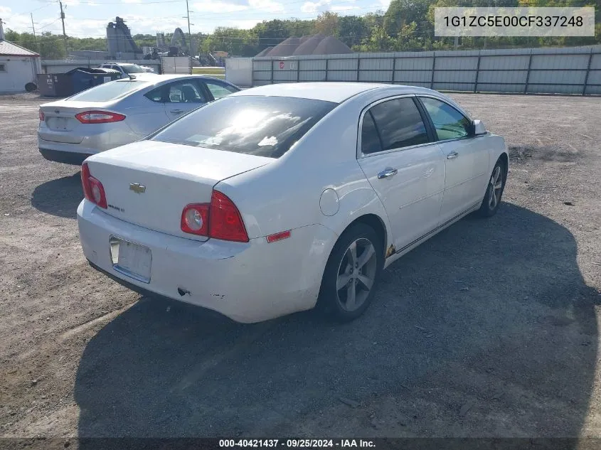 2012 Chevrolet Malibu 1Lt VIN: 1G1ZC5E00CF337248 Lot: 40421437